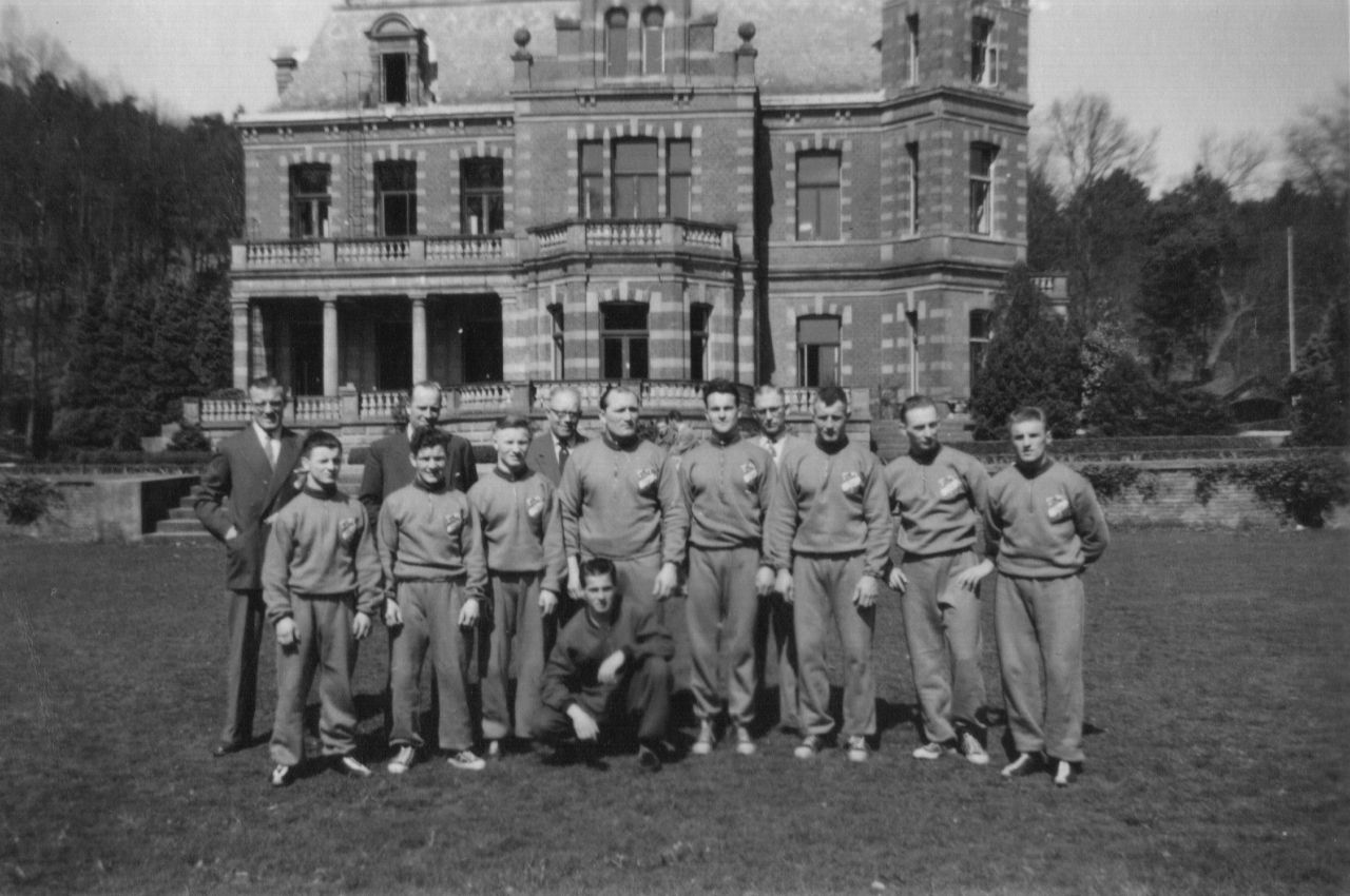 WK Training 1955 CIOS-Overveen andere team samenstelling